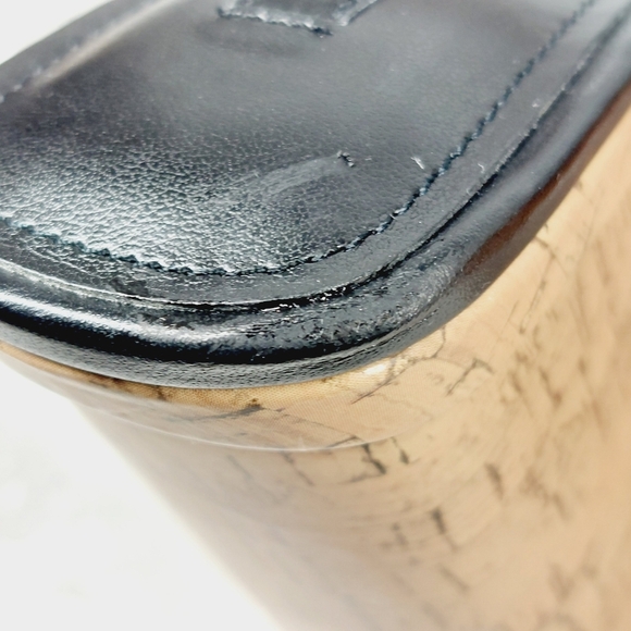 NEW NINE WEST Women's Rapps3 Black Summer Strappy Wedge Sandals K671 - Picture 12 of 13